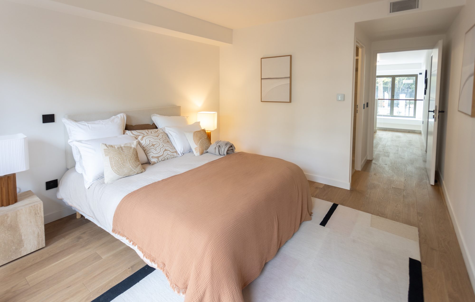 Chambre finalisée et aménagée